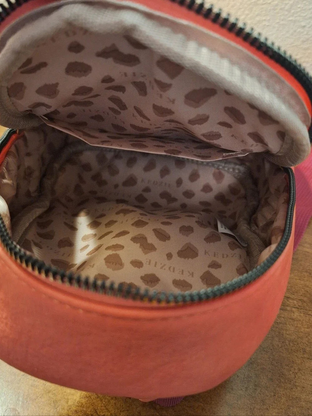 Kedzie Sunset Coral Women's Mini Shoulder Sling Backpack